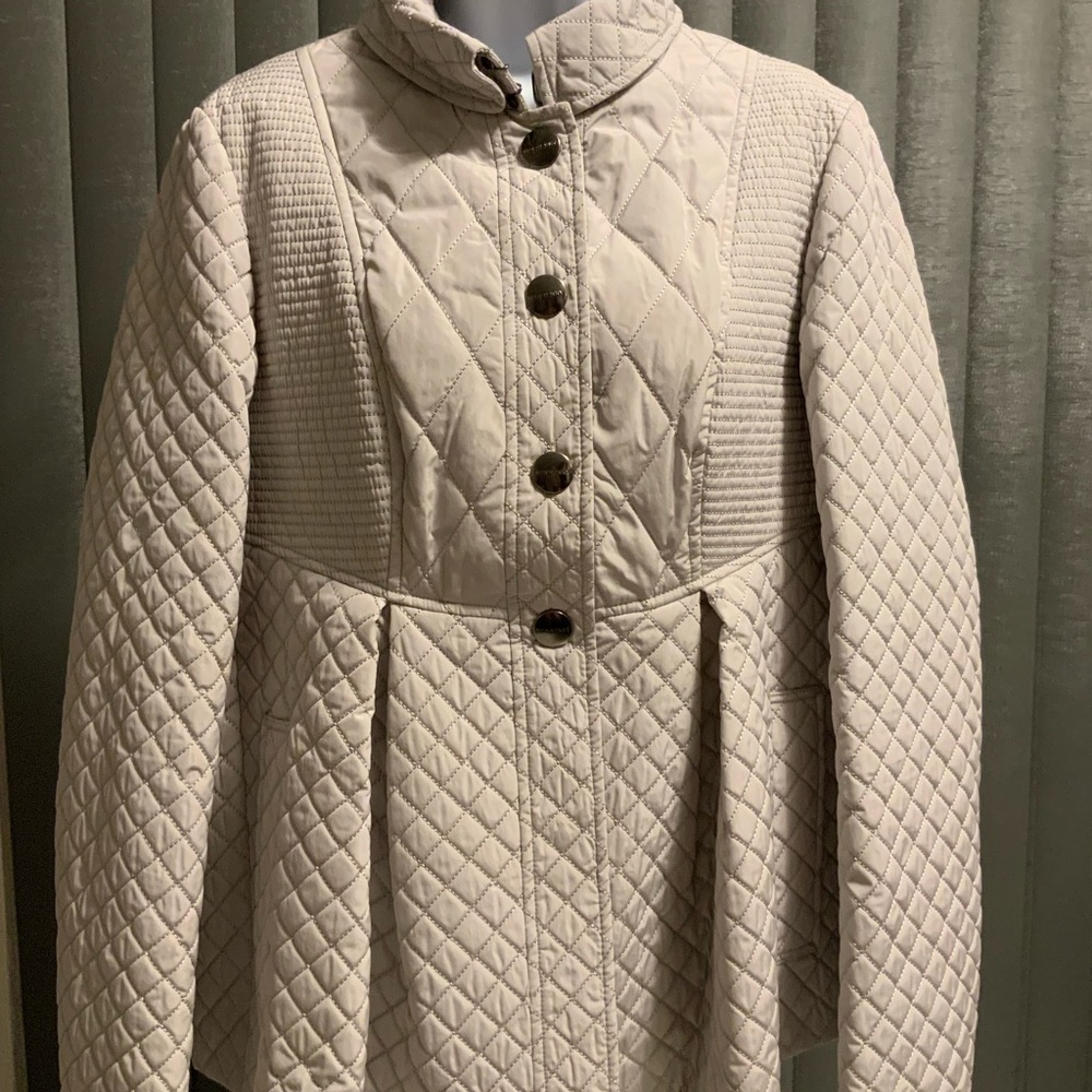 Burberry Quilted Peplum Jacket